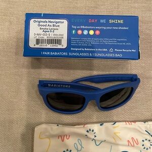 Babiators in box with microfiber cloth- 100% proceeds donated to LAFD